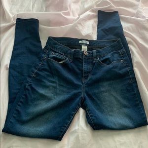 mudd dark wash high rise jeggings